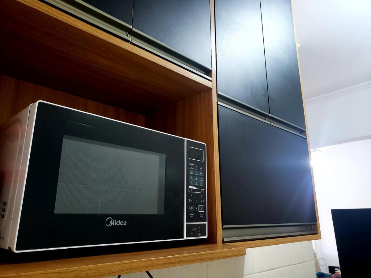 Lindo Apto 300M Praia Da Ocian E Centro - Vista Mar- Varanda Sacada - Wi-Fi 300 Mbps - Vaga De Garagem - Acomoda Ate 6 Pessoas Leilighet Praia Grande  Eksteriør bilde