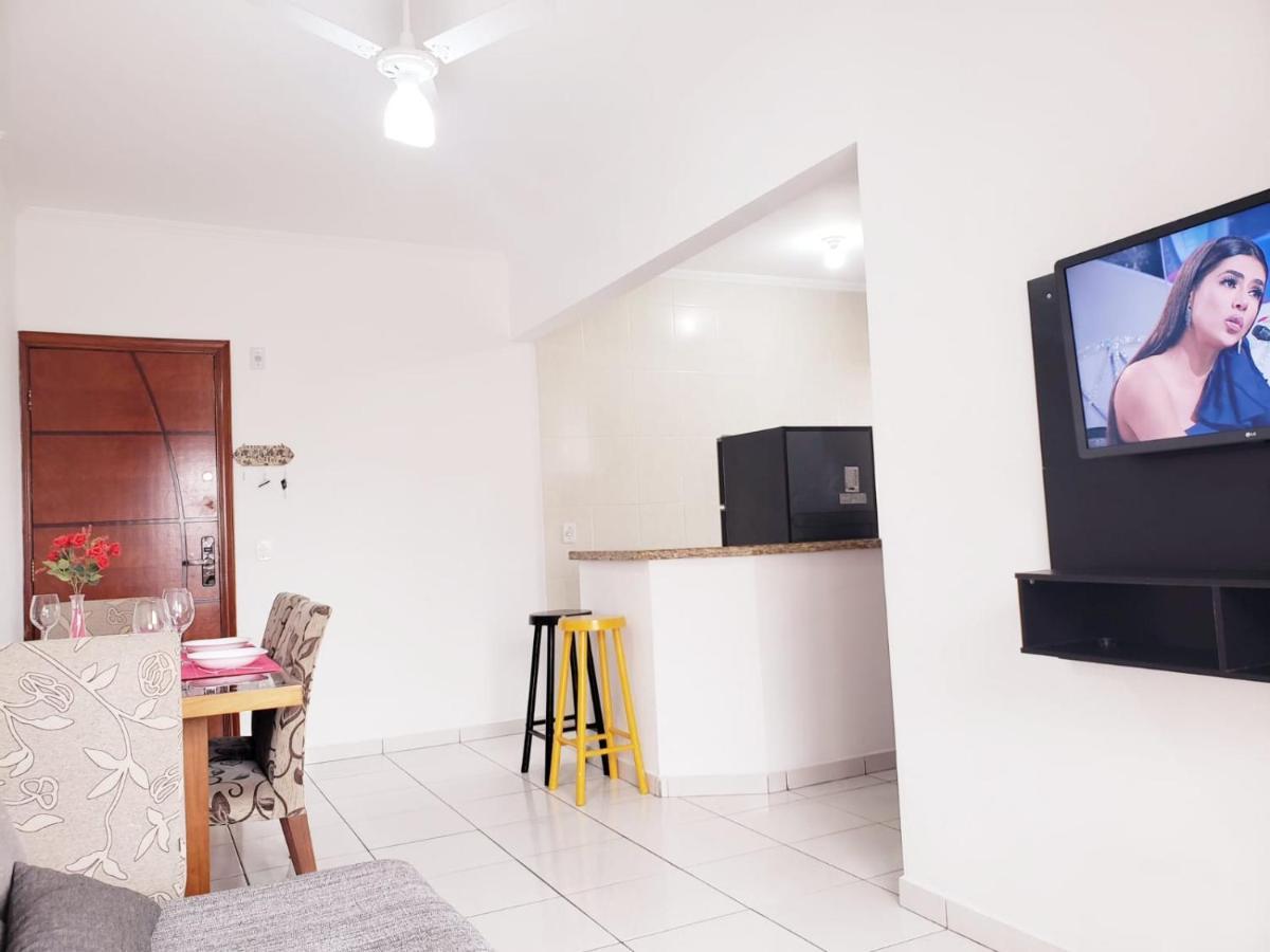 Lindo Apto 300M Praia Da Ocian E Centro - Vista Mar- Varanda Sacada - Wi-Fi 300 Mbps - Vaga De Garagem - Acomoda Ate 6 Pessoas Leilighet Praia Grande  Eksteriør bilde