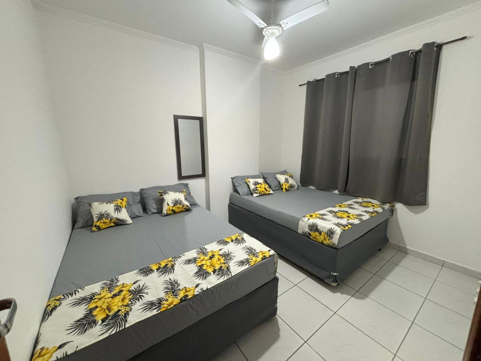Lindo Apto 300M Praia Da Ocian E Centro - Vista Mar- Varanda Sacada - Wi-Fi 300 Mbps - Vaga De Garagem - Acomoda Ate 6 Pessoas Leilighet Praia Grande  Eksteriør bilde