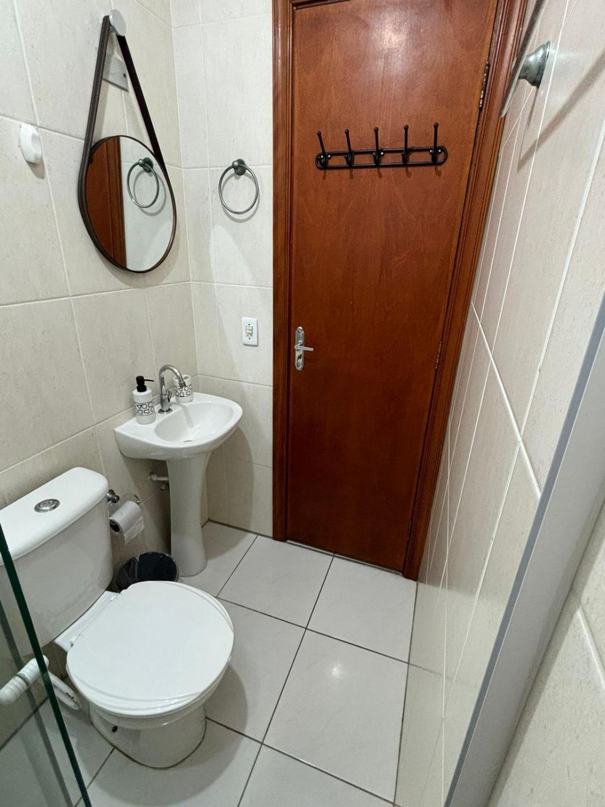 Lindo Apto 300M Praia Da Ocian E Centro - Vista Mar- Varanda Sacada - Wi-Fi 300 Mbps - Vaga De Garagem - Acomoda Ate 6 Pessoas Leilighet Praia Grande  Eksteriør bilde