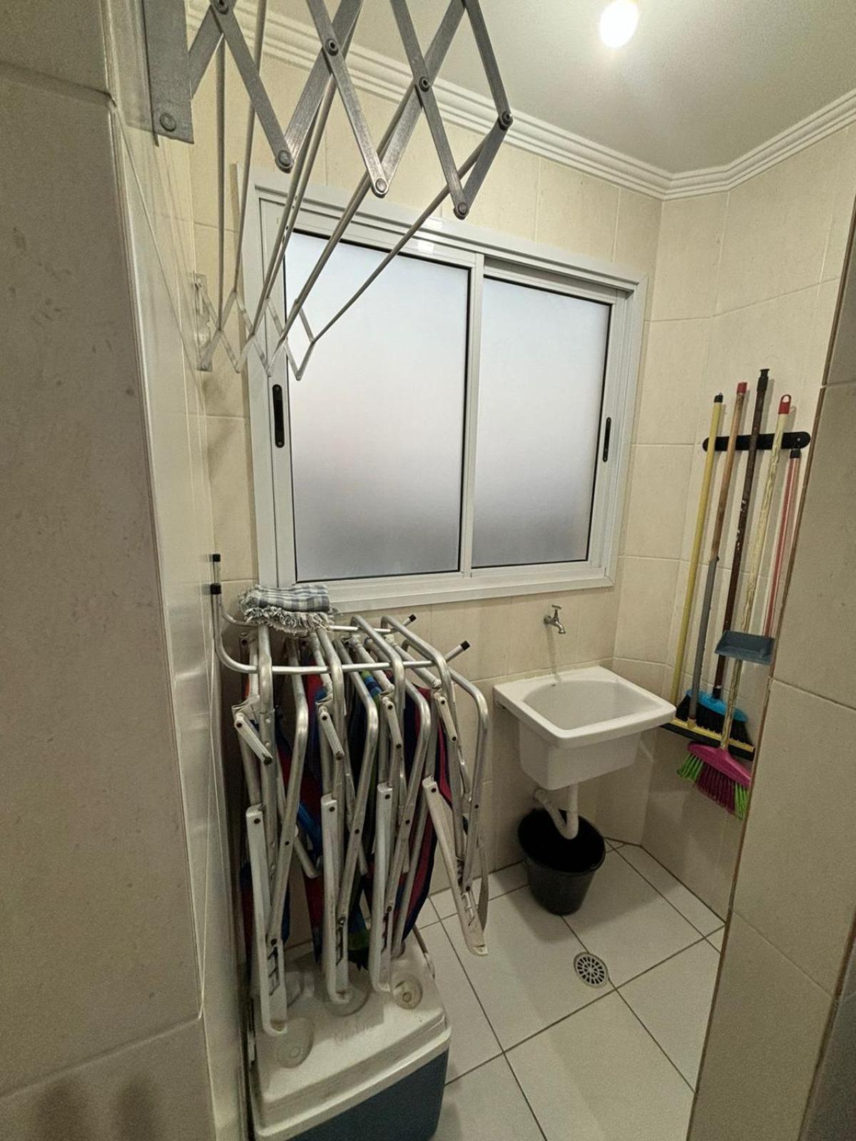 Lindo Apto 300M Praia Da Ocian E Centro - Vista Mar- Varanda Sacada - Wi-Fi 300 Mbps - Vaga De Garagem - Acomoda Ate 6 Pessoas Leilighet Praia Grande  Eksteriør bilde