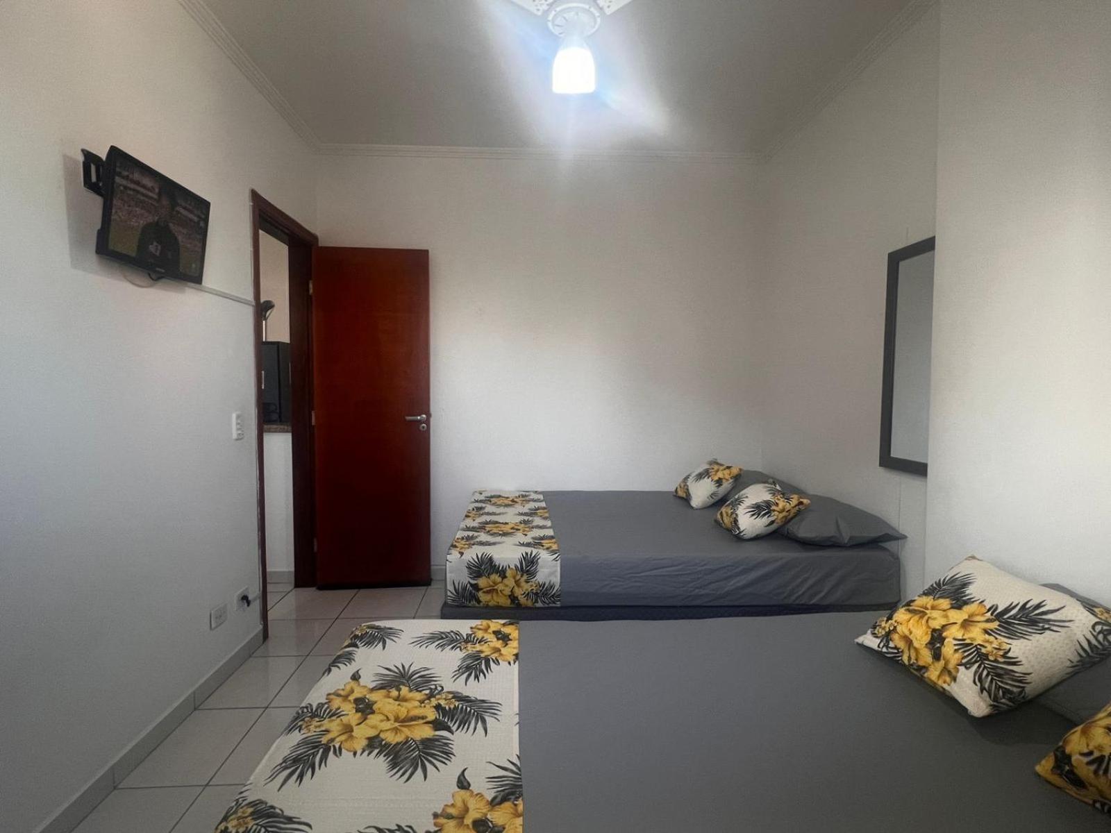 Lindo Apto 300M Praia Da Ocian E Centro - Vista Mar- Varanda Sacada - Wi-Fi 300 Mbps - Vaga De Garagem - Acomoda Ate 6 Pessoas Leilighet Praia Grande  Eksteriør bilde